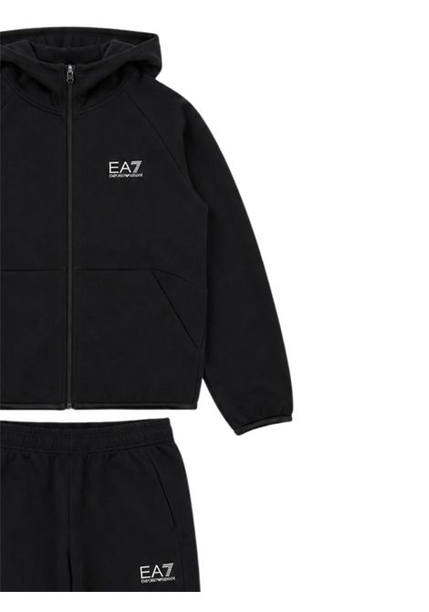 Completo bambino nero in cotone EMPORIO ARMANI | 7B000408NERO